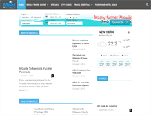 Tablet Screenshot of idealtravels.com